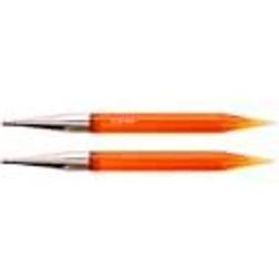 Knitpro Trendz Udskiftelige Rundpinde Akryl 13cm 10,00mm US15 Orange