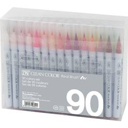 Zig Clean Color Real Brush Watercolour Pens 90 Color Set