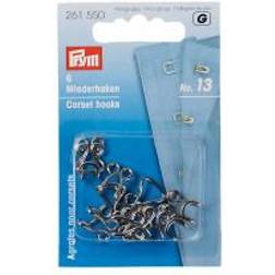 Prym Korsetthyskor Silver Str. 13 6 st