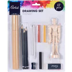 Tegningssæt Artist (12 Pcs)