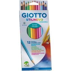 Giotto 255700 Stilnovo Acquarell Watercolour Pencils Pack of 12