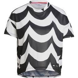 adidas X Marimekko Fast T-shirt Women - Black/White