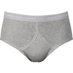 Jockey Classic Cotton Rib Y-Front Brief - Grey