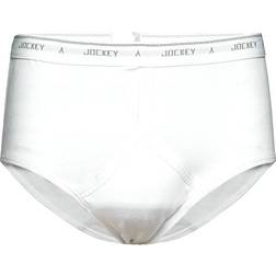 Jockey Classic Cotton Rib Y-Front Brief - White