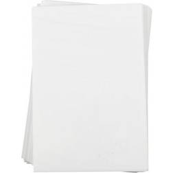 Creativ Company Krympeplast, ark 20x30 cm, mat hvid, 100ark