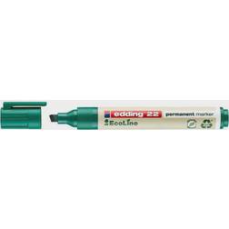 Edding 22 Ecoline Permanent Marker Green 1-5mm 10-pack