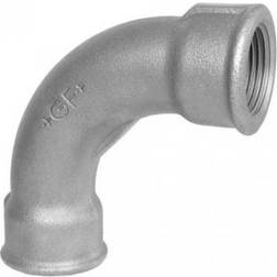 +GF+ Galvaniseret bøjning, muffe/muffe, 1 1/4"