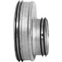 Lindab reduktion kort excentrisk RU 450 x 250 mm nippel/nippel