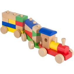 Goki Rom Train with Bricks