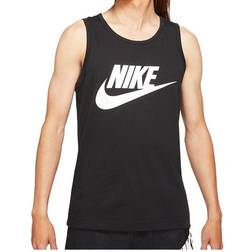 Nike Futura Icon Logo Vest T Shirt - Black