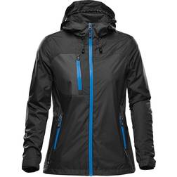 Stormtech Women's Olympia Shell Jacket - Black/Azure Blue