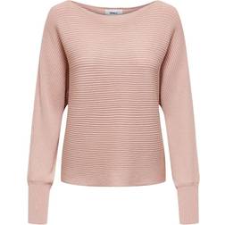 Only Adaline Life Short Knitted Sweater - Rosa/Misty Rose