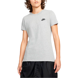 Nike Sportswear Club T-shirt Women's - Dark Grey Heather/Black