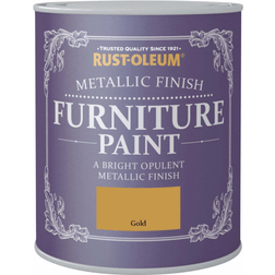 Rustoleum Metallic Finish Furniture Metallmaling Gull 0.75L