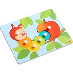 Haba Clutching Puzzle Caterpillar Mina 6 Pieces