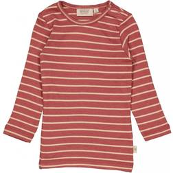 Wheat Rib T-Shirt LS - Apple Butter Stripe (6161e-107-9079)