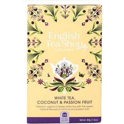 English Tea Shop White Tea, Coconut & Passion Fruit 40g 20Stk.