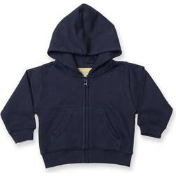 Larkwood Baby/Kid's Zip Through Hooded Sweatshirt/Hoodie - Navy