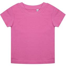 Larkwood Baby's Organic T-shirt - Bright Pink