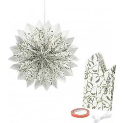Vivi Gade Paper Bag Star, 80 g, green, white, 1 set