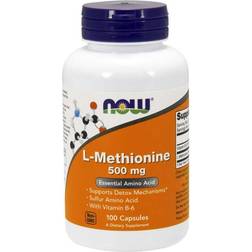 Now Foods L-Methionine, 500mg 100 caps 100 pcs