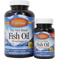 Carlson Fish Oil BOGO Lemon 120 Softgels 120 stk