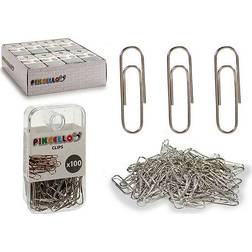 Clips Chromed (100 Pieces)