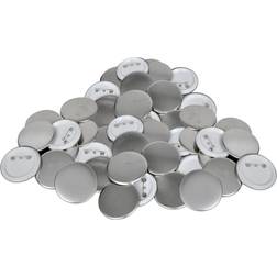 vidaXL 500 pcs PinBack Button Parts 44 mm