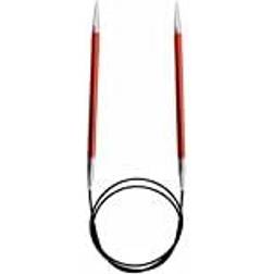 Knitpro Zing Rundpinde Aluminium 150cm 5,00mm 59in US8 Ruby