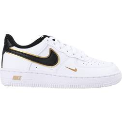 Nike Force 1 LV8 PS - White/Metallic Gold /White/Black