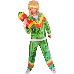 ESPA 80s Jogging Set Green Costume