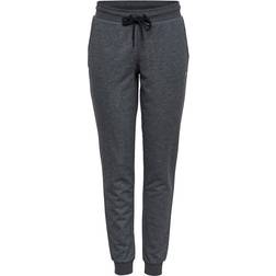 Only Play Elina Slim Fitted Sweat Pants - Grey/Dark Grey Melange