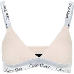 Calvin Klein Modern Cotton Unlined Convertible Metallic Bralette - Beechwood