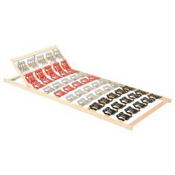 vidaXL Bed Frame with 12 Slats Adjustable Head