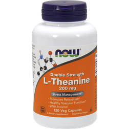 Now Foods Double Strength L-Theanine 200mg 120 Stk.