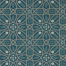 Morris & Co Brophy Trellis Deep Teal 216699