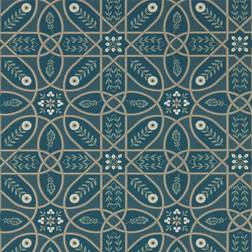 Morris & Co Brophy Trellis Deep Teal