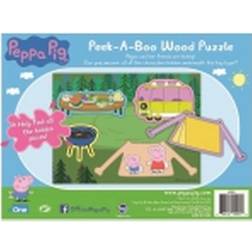 Peppa Pig Peek a Boo Wood Puzzle