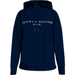 Tommy Hilfiger Essential Hoodie Met Logo - Lichtblauw