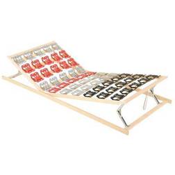 vidaXL Bed Frame with 12 Slats Adjustable Head & Foot