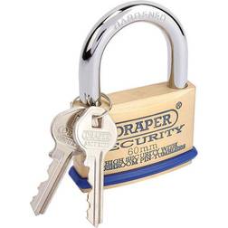 Draper Solid Brass 60mm Padlock 64163