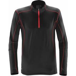 Stormtech Pulse Fleece Pullover - Black/Bright Red