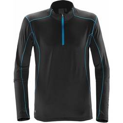 Stormtech Pulse Fleece Pullover - Black/Electric Blue