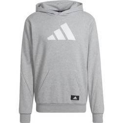 adidas Future Icons Hoodie - Medium Grey Heather