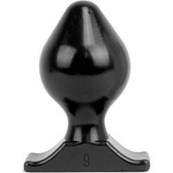 All Black Vinyl Anal Plug 16.5cm