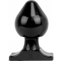 All Black Vinyl Anal Plug 19cm