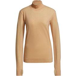 Adidas Primeknit Camiseta De Manga Larga Mujeres - Beige