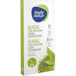 Bandes cire à épiler corps thé matcha 16 u