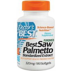 Doctor's Best Saw Palmetto Standardized Extract, 320mg 180 softgels