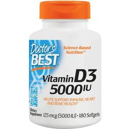 Doctor's Best Vitamin D3 5000iu 180 pcs